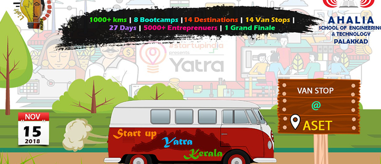 Startup India Yatra Van Stopping Point