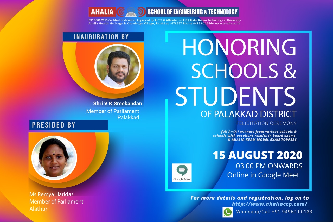 Honoring Schools and Students of Palakkad District
