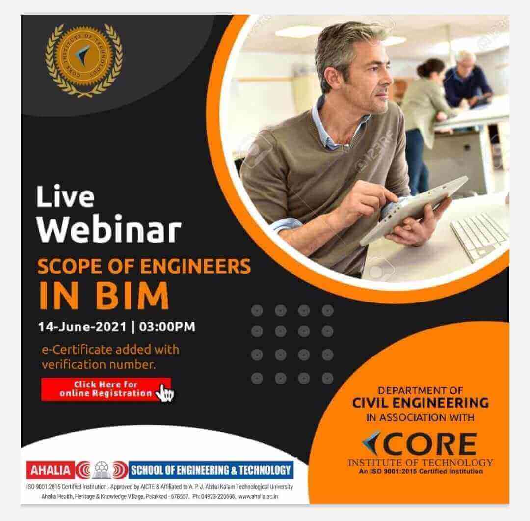 Live Webinar on ‘Scope of Engineers in BIM’