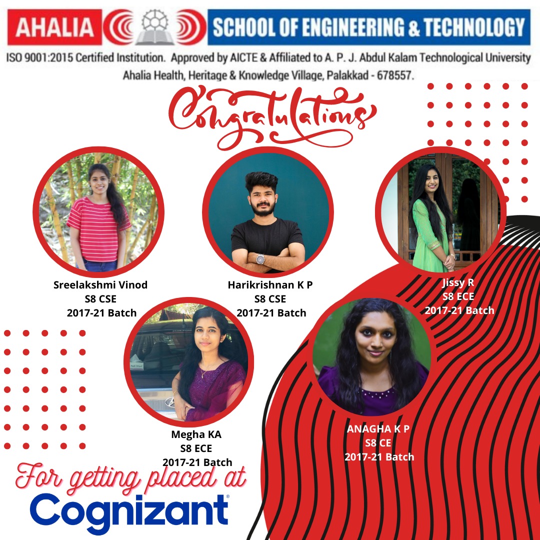 Five Students Placed in Cognizant