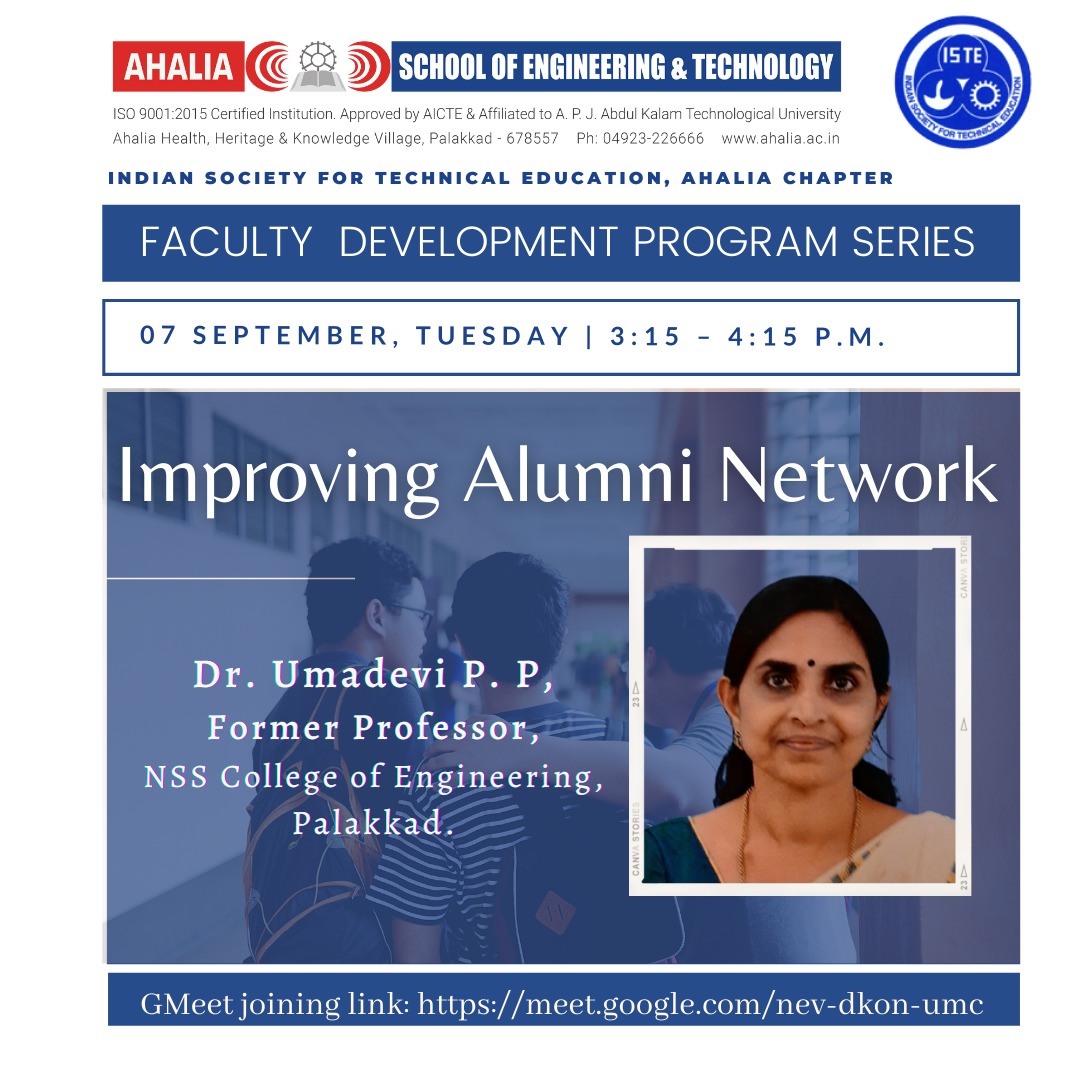 FDP on ‘Improving Alumni Network’