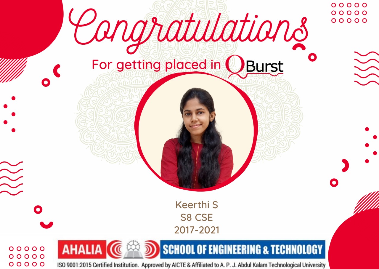 Keerthi S. placed at QBurst