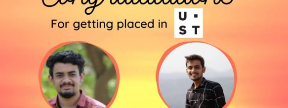 Two Students Placed at UST Global