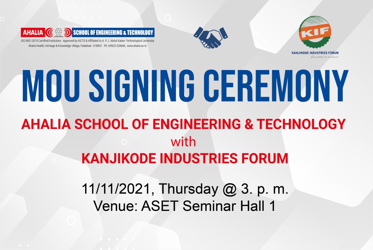MoU with Kanjikode Industries Forum