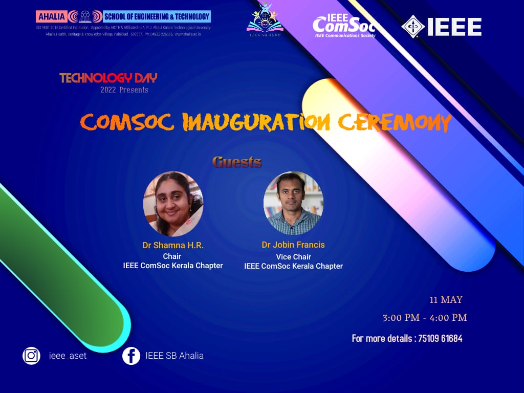 IEEE Comsoc Student Branch Chapter Inauguration