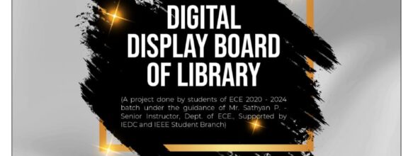 Inauguration of Library’s Digital Display Board