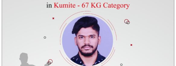 Ajay Krishnan Wins 3rd Prize in Kumite – 67Kg Category