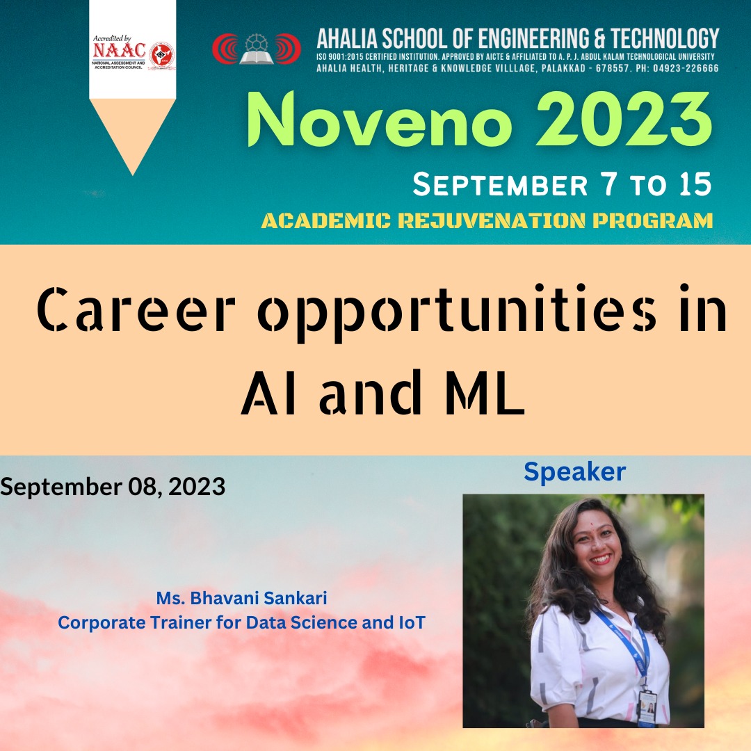 Workshop on Career Opportunities in AI and ML
