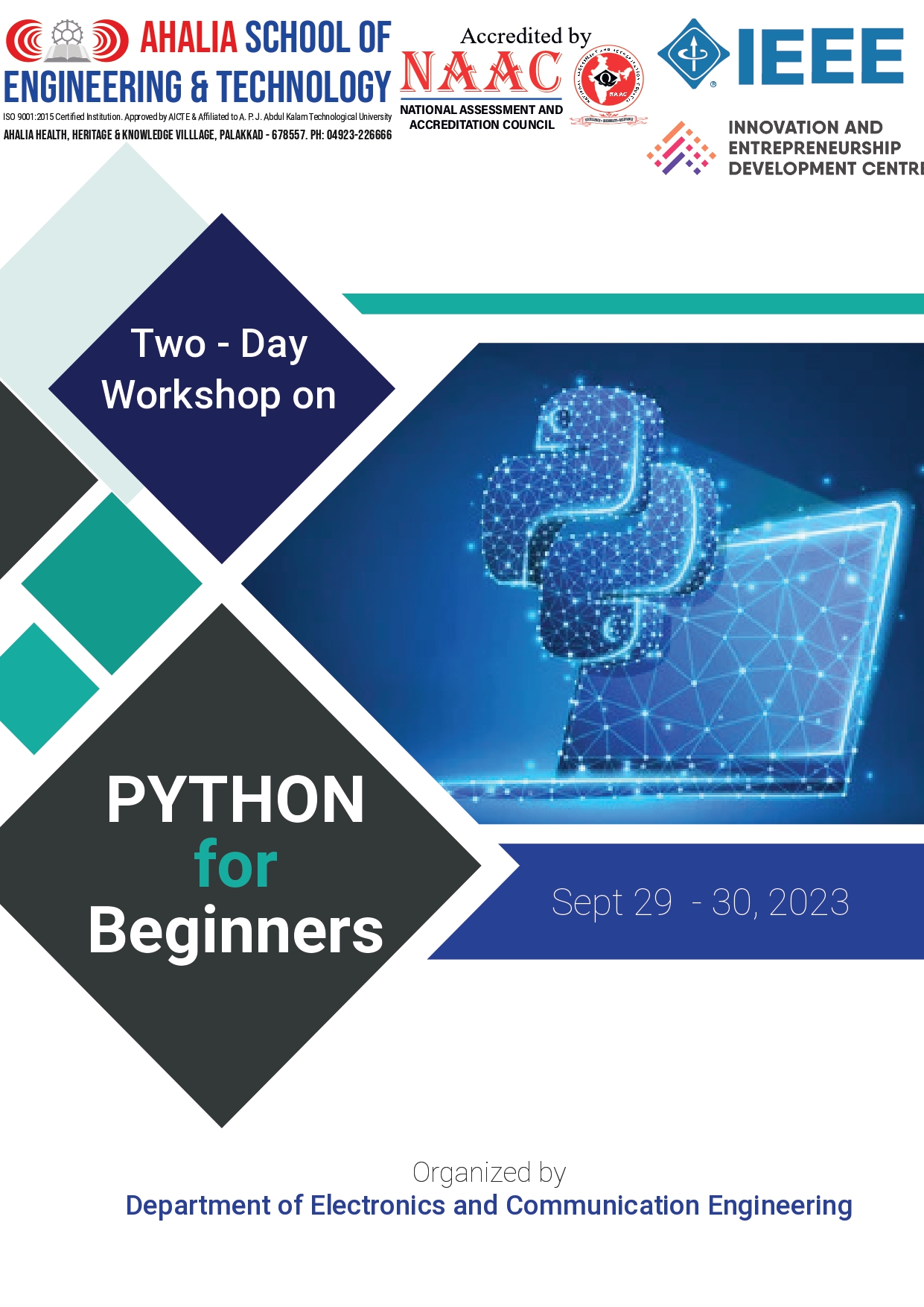 Workshop on Python for Beginners