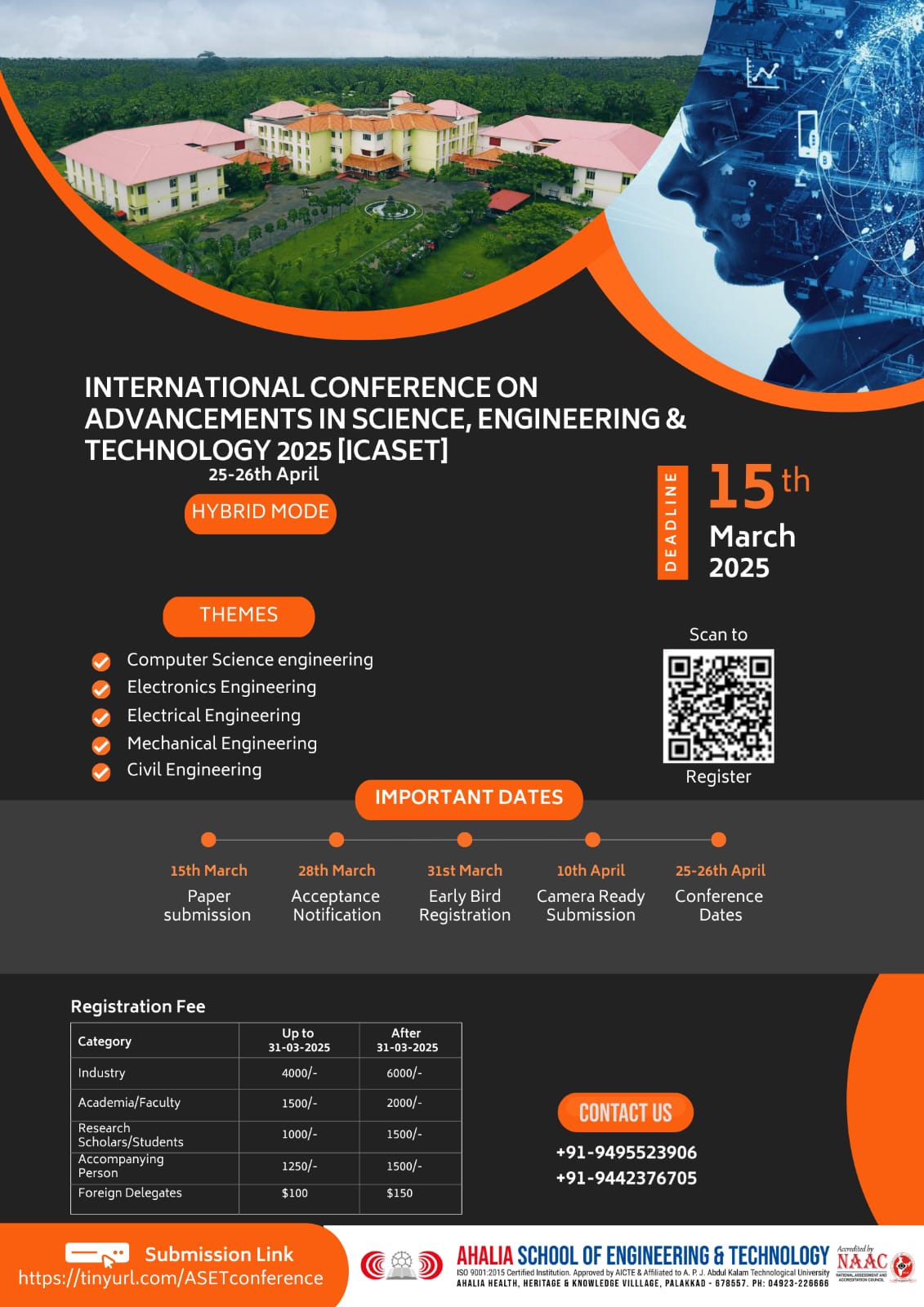 International Conference On Advancements In Science, Engineering & Technology 2025