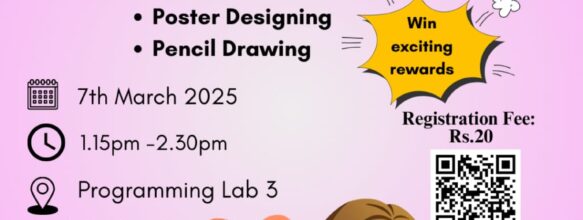 Poster designing and Pencil drawing competition