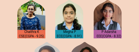 Congratulations to 2021-25 Batch Toppers