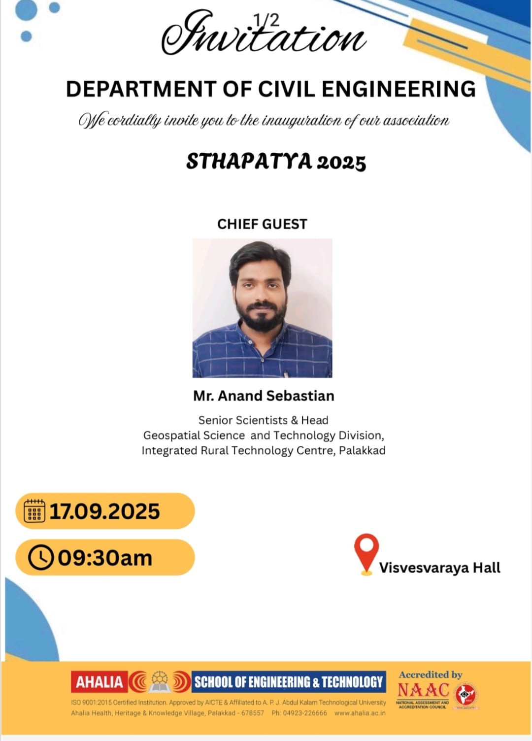 Inauguration – STHAPATYA 2025