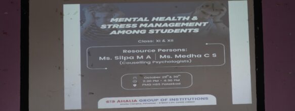 Session on “Mental Health & Stress Management among Students”