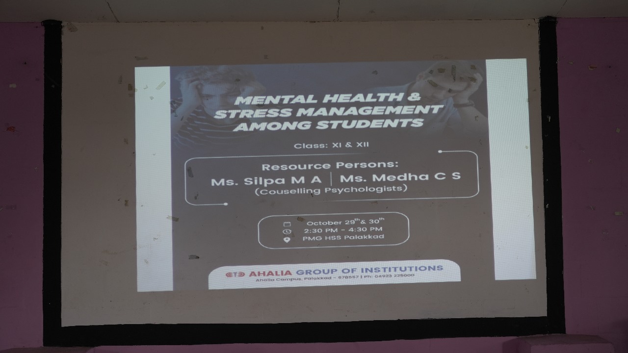 Session on “Mental Health & Stress Management among Students”