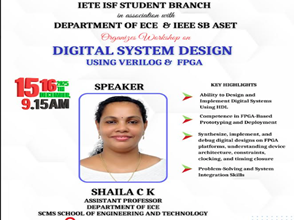 workshop on “Digital System Design using Verilog and FPGA”