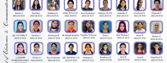 Certified Students in NPTEL and Swayam Courses of Electronics and Communication  Department