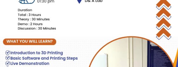 Hands-On Workshop On 3d Printing
