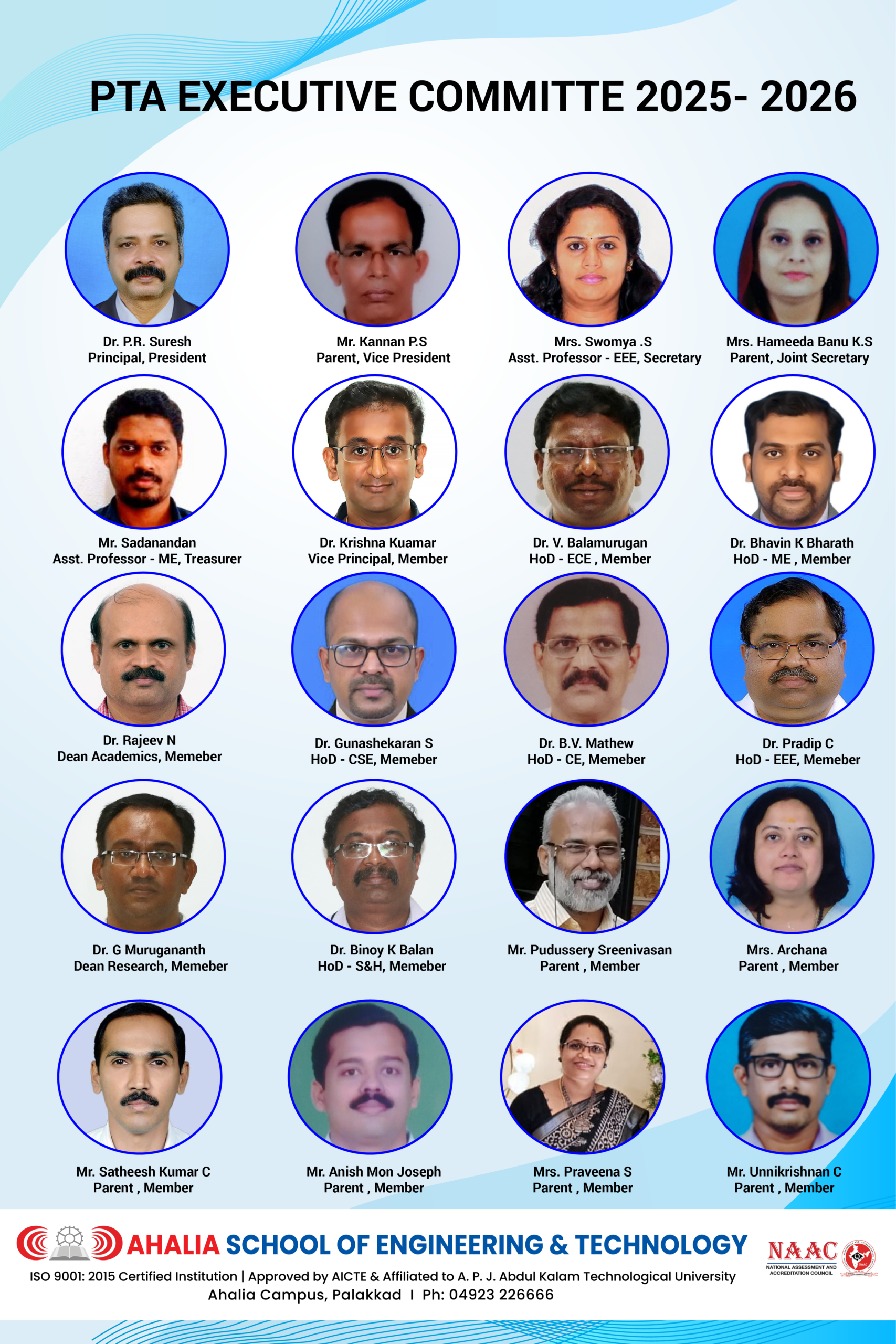 PTA Executive Committee 2025 -2026