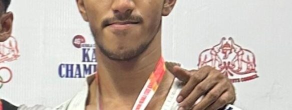 Congratulations to Sreeram R-S4 CSE-B secured silver medal in state karate championship