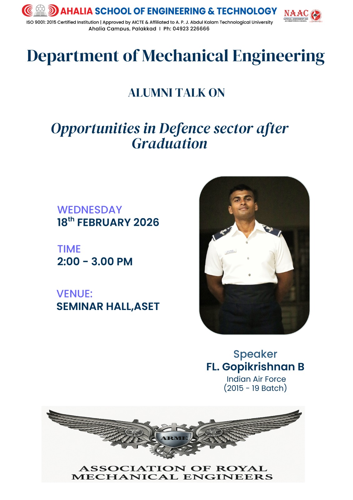 “Career Opportunities in the Defence Sector and PreparationStrategy for Competitive Exams”