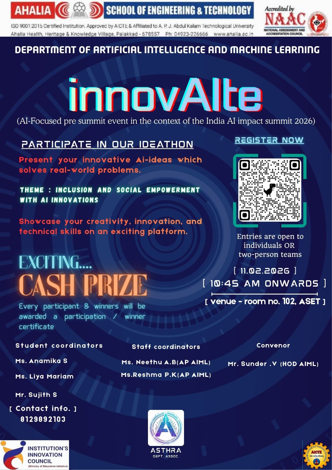 AICTE Pre-Summit Event 2026