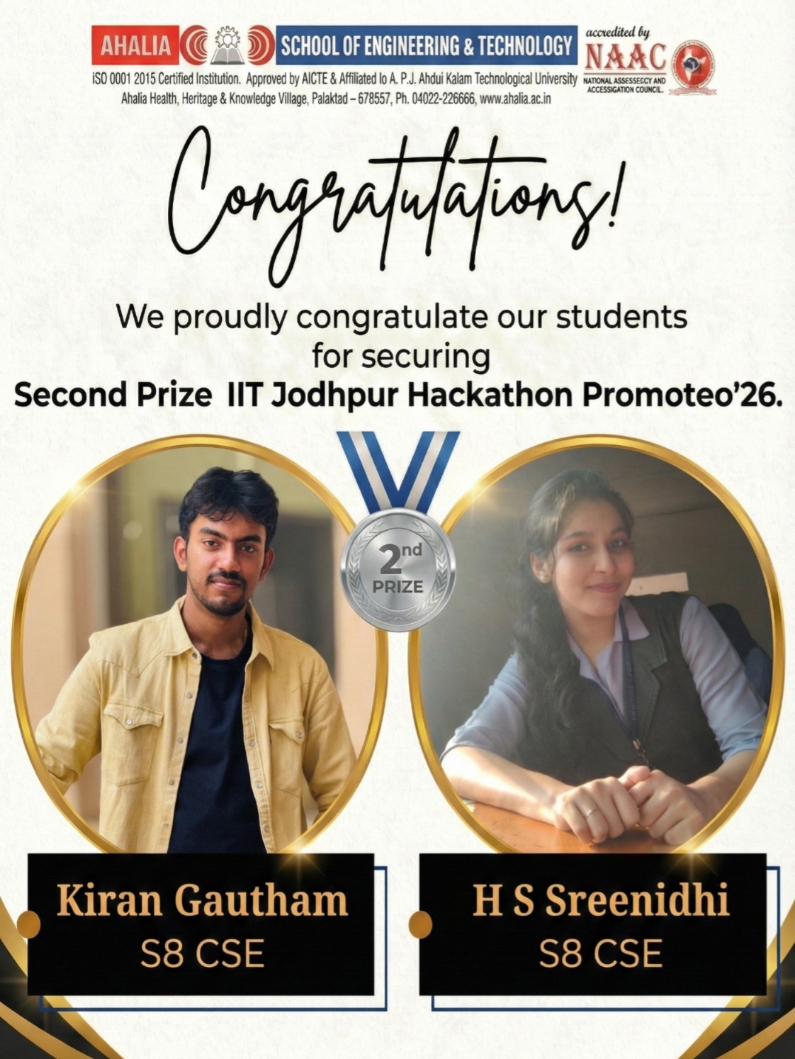 IIT Jodhpur Hackathon – Prometeo ’26