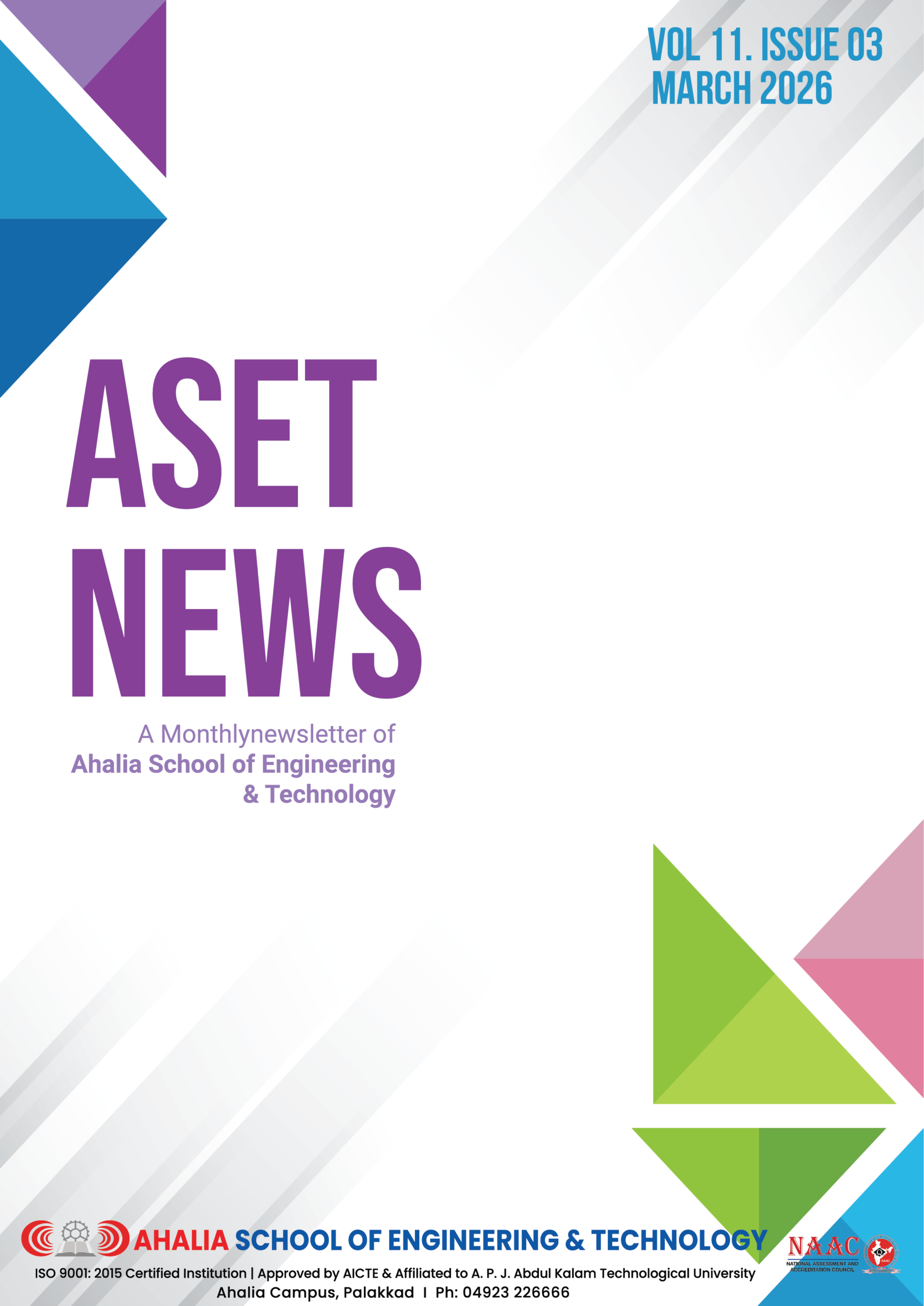 March 2026 ASET NEWS Released