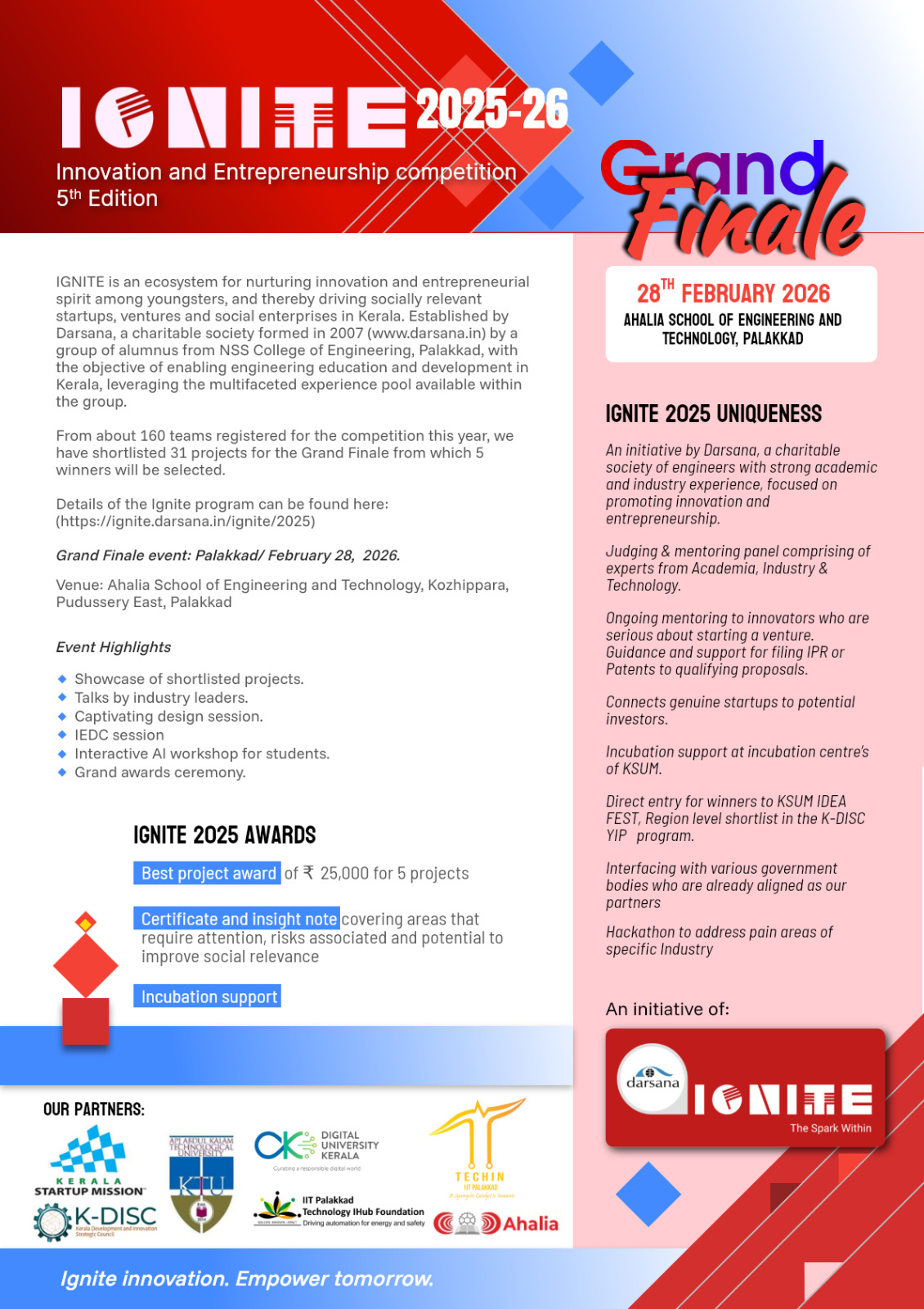 Ignite 2026 – Innovation AndEntrepreneurship Event