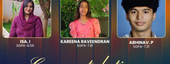 Congratulations to the 1st Semester CE Toppers (2025–29 Batch)
