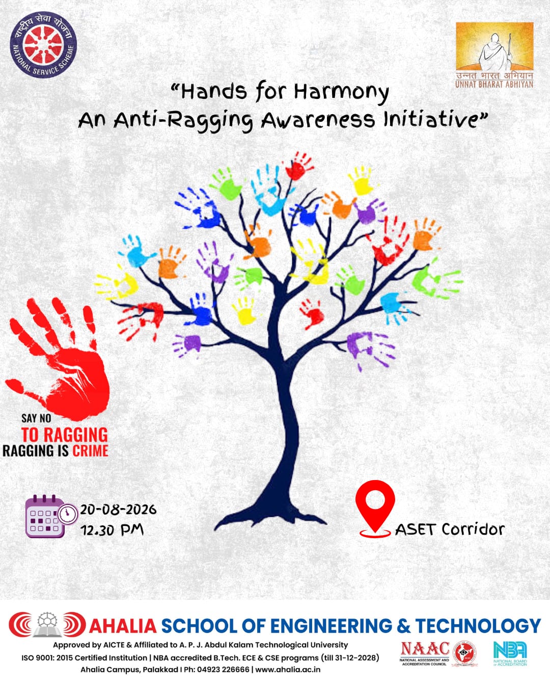 Hands for Harmony: Anti-Ragging Awareness Initiative Held at ASET
