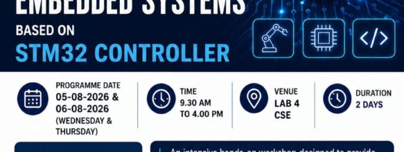 Hands-on Workshop on “EMBEDDED SYSTEMS BASED ON STM32 CONTROLLER”