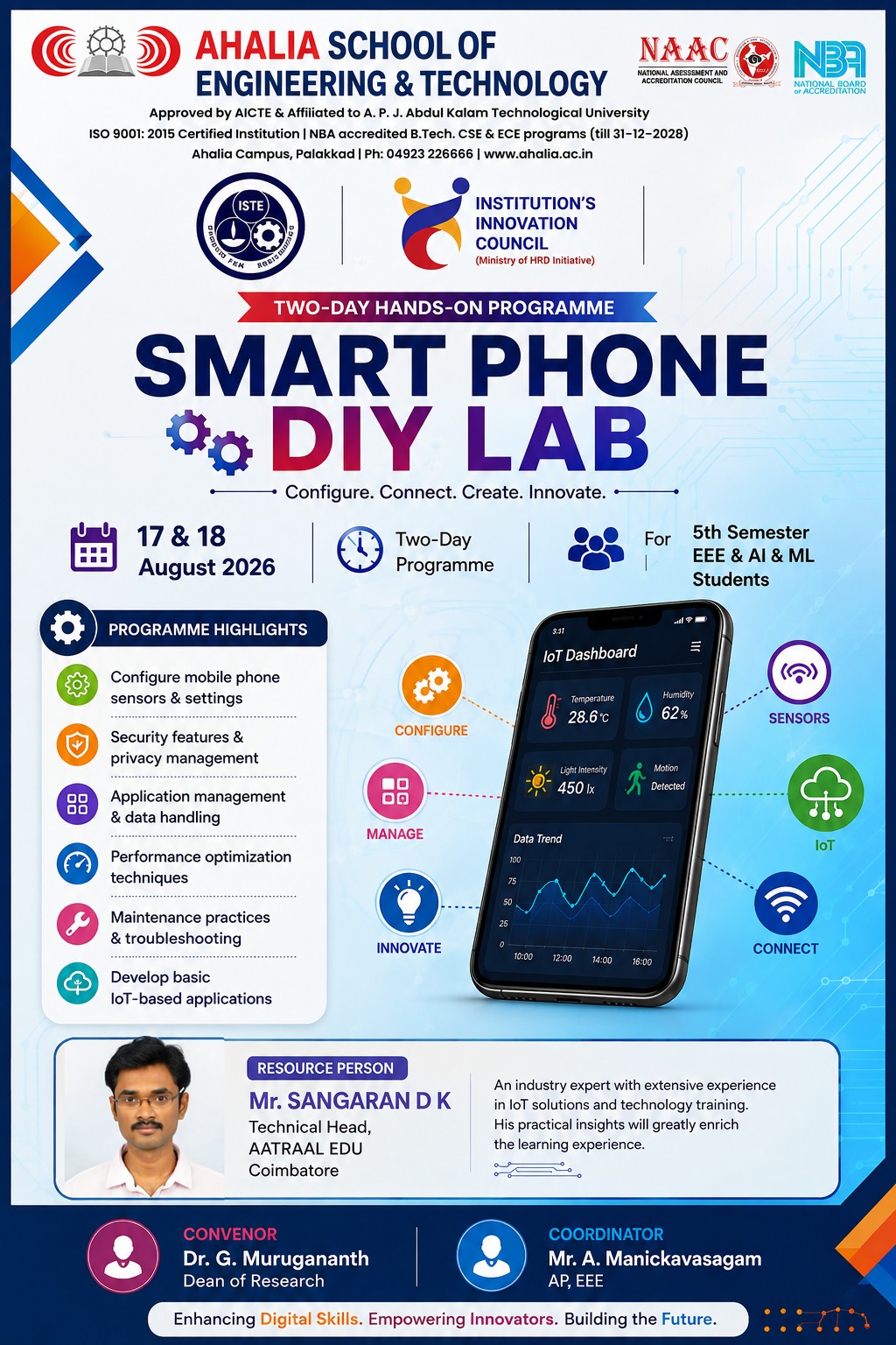 TWO-DAY HANDS-ON PROGRAMME “SMART PHONE DIY LAB”