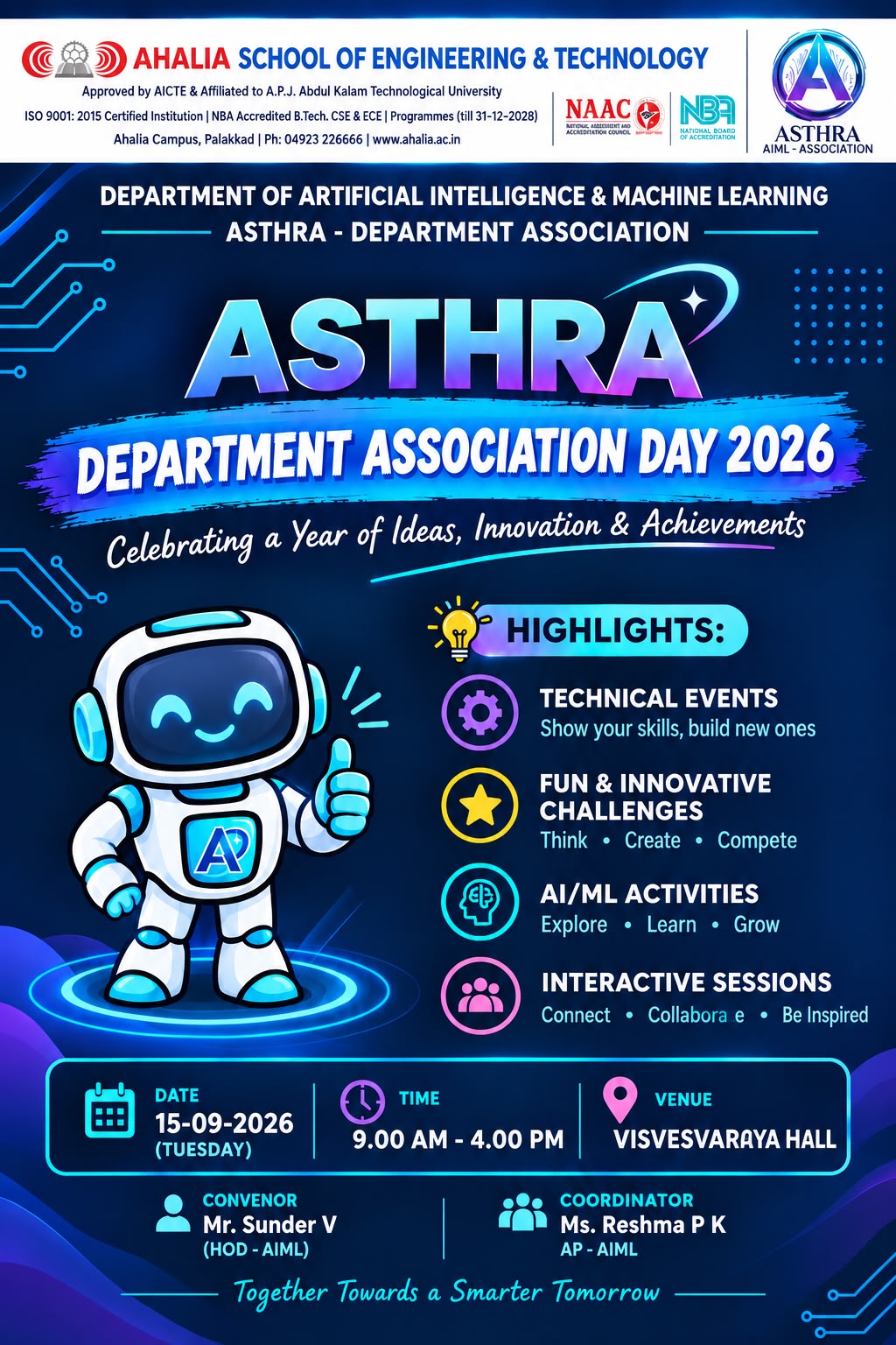 ASTHRA – Department Association Day & First Anniversary Celebration 2026