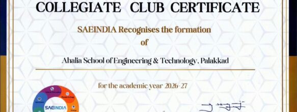 SAEINDIA Collegiate Club Certificate