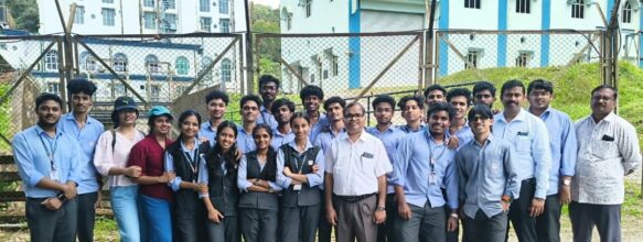 Industrial visit of S7 and S5 Electrical students to Peringalkuttu generating station