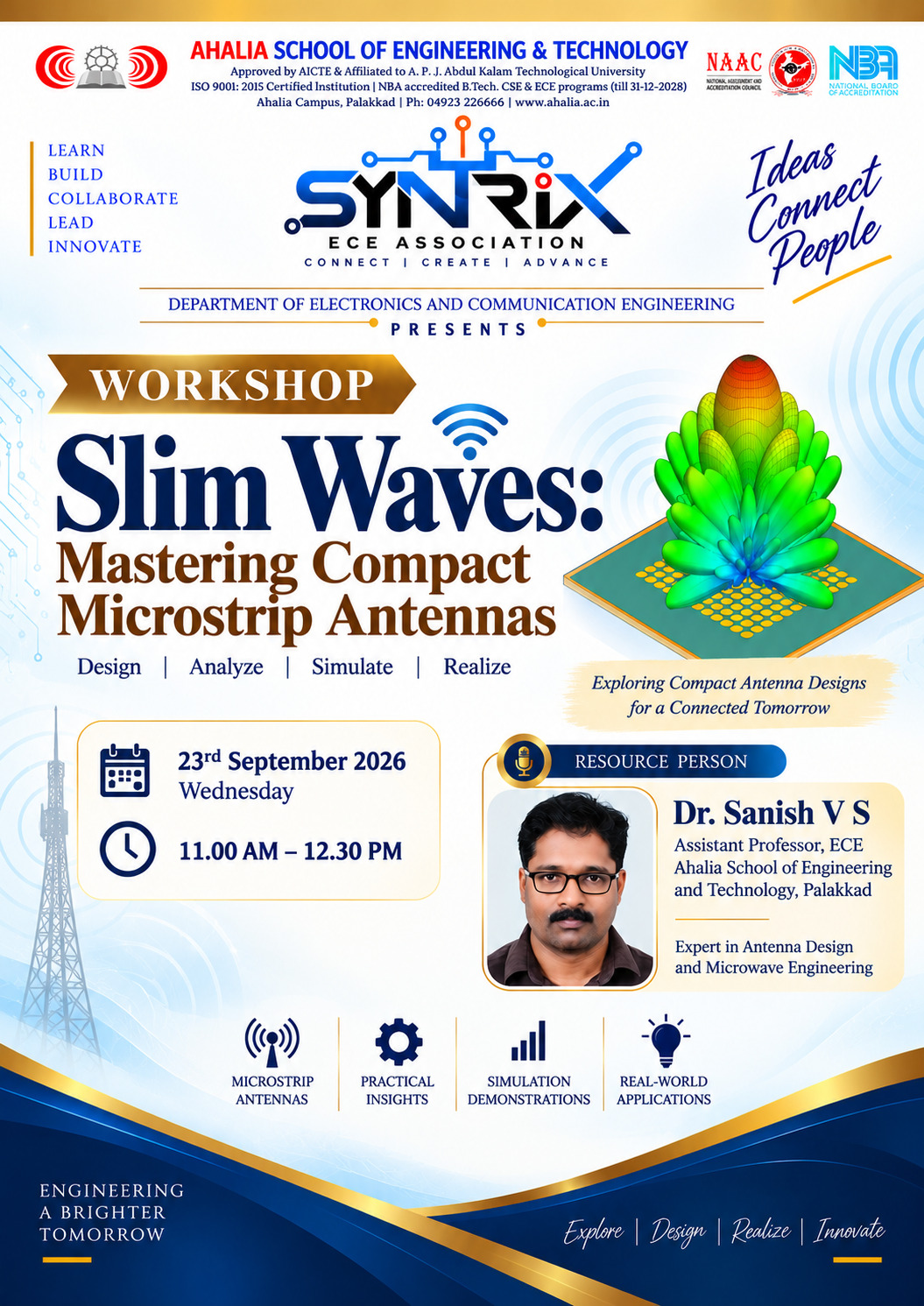 Workshop on “Slim Waves: Mastering Compact Microstrip Antennas”