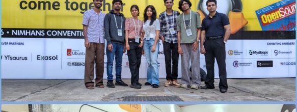 Six students representing TinkerHub