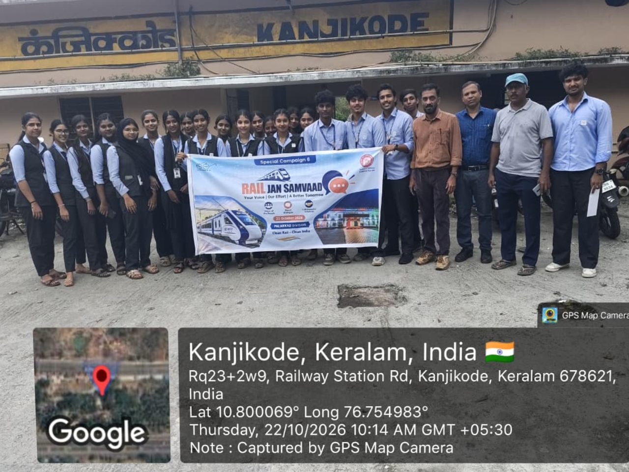 Learning Beyond The Classroom An NSS Visit to Kanjikode Railway Station